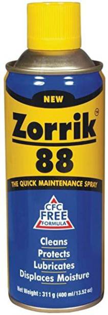 Pidilite ZORRIK 88 DEGREASING RUST REMOVER SPRAY PACK OF 1 (400ML) Degreasing Spray