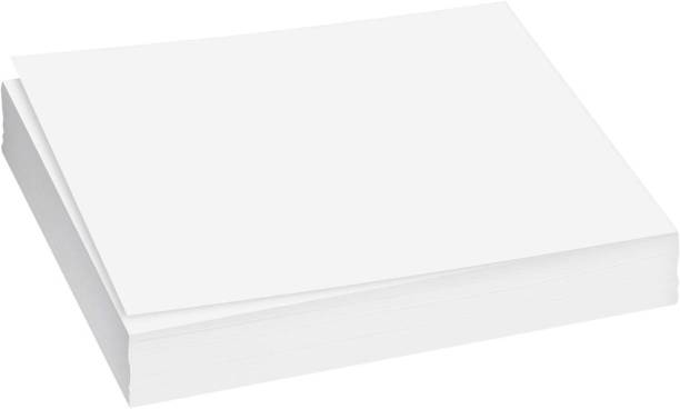 KRASHTIC A4 White Sheets Paper for School and Office work White Color Set of 100 Sheets Plain A4 75 gsm Printer Paper