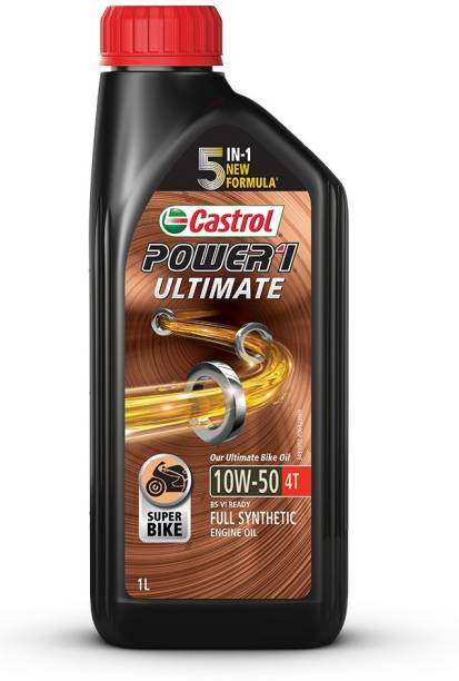 Castrol Power 1 Ultimate 10W-50 Superbike Full-Synthetic Engine Oil