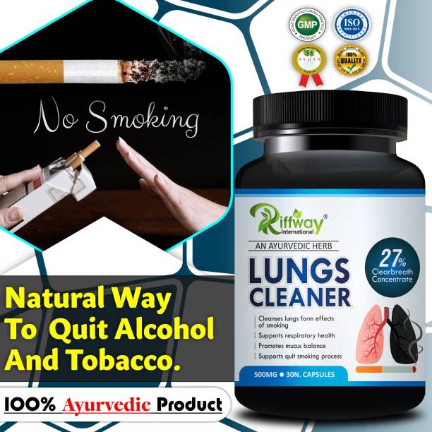 Riffway Lungs Cleaner 100% Herbal Dawa Smokers Cleanses & Purifies Lungs Blood