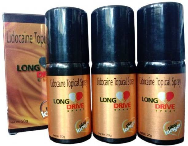 LONG DRIVE PLAY LONGER SPRAY IN PACK of 3(60g) lubricant Lubricant