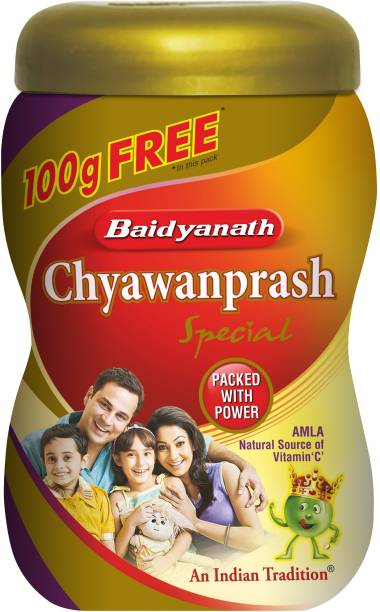 Baidyanath Chyawanprash Special 900gm With Extra 100gm | Ayurvedic Immunity Booster | for Adults and Elders, Builds Energy, Strength and Stamina