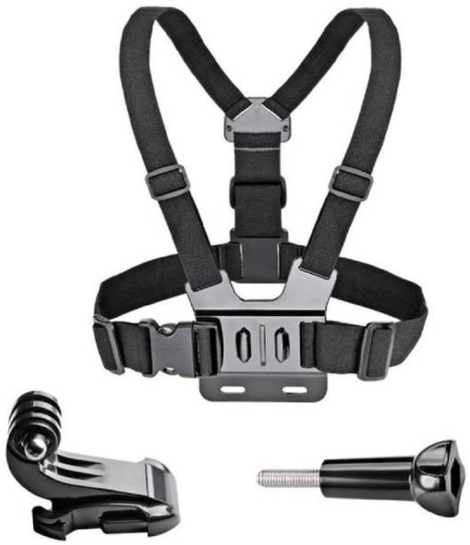 subton Camera Belt with J-Mount for Shoulder/chest Camera Mounting | Compatible with Action Cameras GoPros etc for Racing Biking Riding Videos Strap