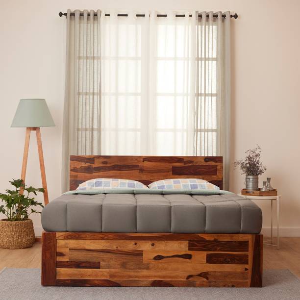 Wakefit Andromeda Solid Wood Queen Box Bed