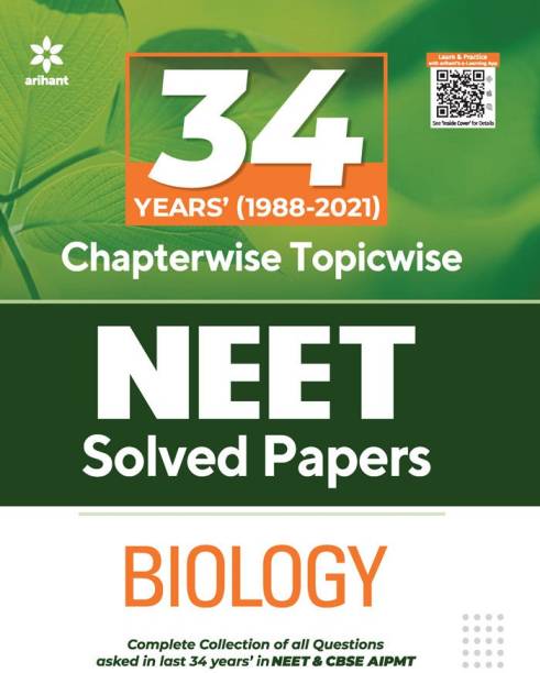 34 Years Chapterwise Topicwise Solved Papers NEET Biology 2022