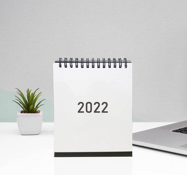 INNAXA 2022 Desk Calendar Plain, Planner Home and Office Use, Plain Desk Calendar for Artist and Creative Making 2022 Table Calendar