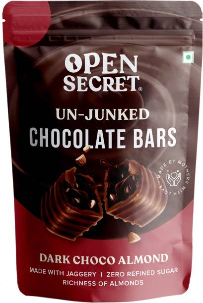 OPEN SECRET Dark Choco Almond Bars