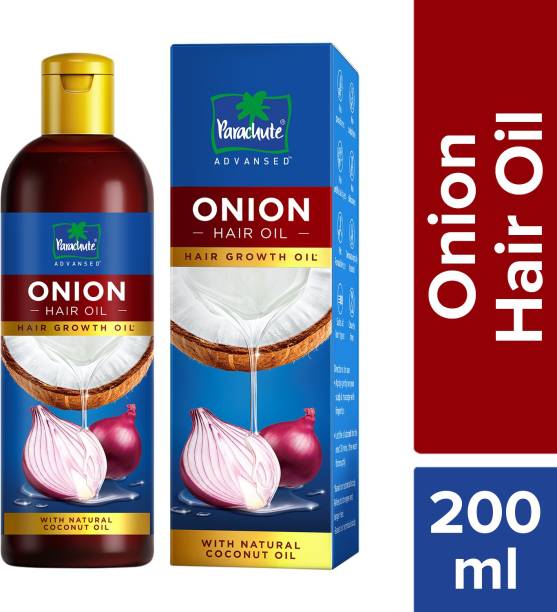 Parachute Advansed Onion Hair Oil for Hair Growth and Hair Fall Control with Natural Coconut Oil Hair Oil