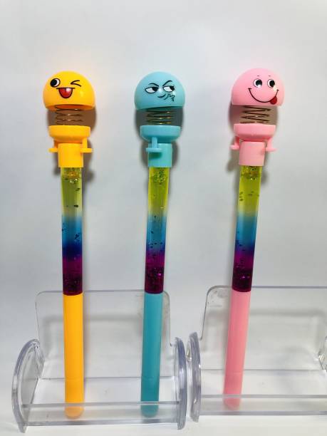 Moody Max Smiley Emoji Spring Bouncing Gel Pen Gel Pen