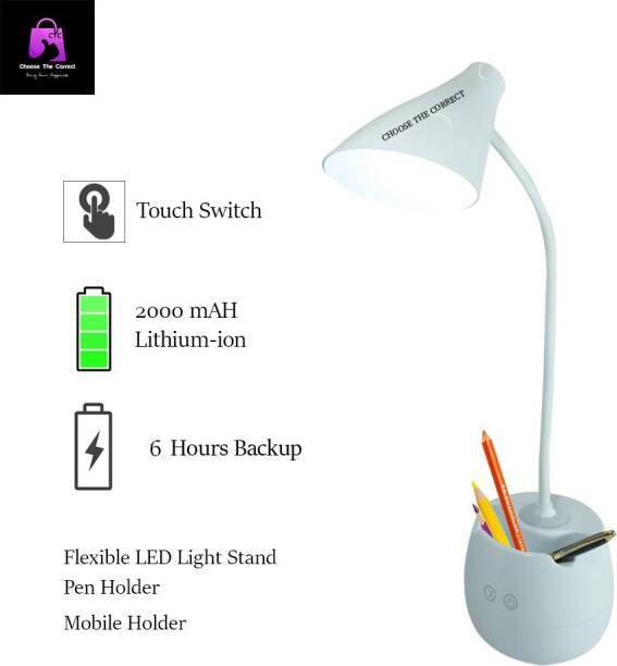 Choose The Correct ® LED Touch On/Off Switch Desk Lamp Children Eye Protection Student Study Reading Dimmer Rechargeable Led Table Lamps USB Charging Bright Light Energy Saver Table Lamp
