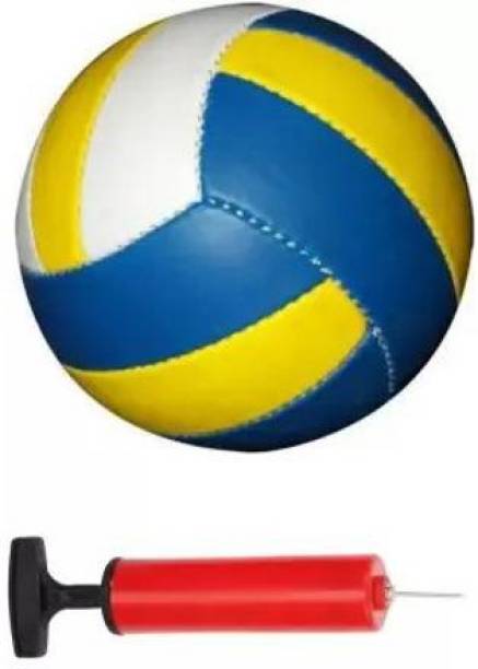 golden star sports meerut GS-33 classic volleyball with air pump Volleyball - Size: 4