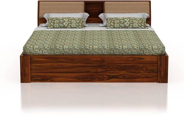 TG FURNITURE Solid Wood Queen Box Bed