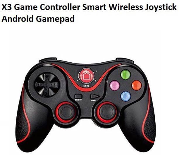 Tech Aura X3 Game Controller Smart Wireless Joystick Android Gamepad Gaming Remote Control Phone for PC Phone Tablet ( NO Supporting iOS ) Black  Joystick