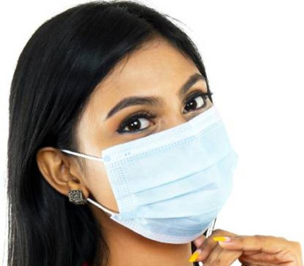 indicare health sciences 3 Ply Surgical Mask | Anti-Pollution | 3 Ply Surgical Mask with Nose pin | Disposable Mask | SITRA, ISO 9001:2015, ISO 13485:2016, CE Certified (Pack of 100, Free Size, INDIVIDUAL PACK) 3 Ply Pharmaceutical Breathable Surgical Pollution Face Mask with 3 Layer Filtration For Men, Women, Kids with for Comfortable Fit with Bacterial Filtration and Water Resistant Surgical Mask Surgical Mask With Melt Blown Fabric Layer (Blue, Free Size, Pack of 100, 3 Ply) Surgical Mask With Melt Blown Fabric Layer