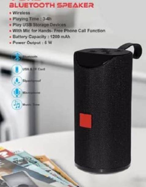 TEQIR HD Sound Subwoofer Splashproof Speakers Bluetooth Speaker With Handheld Karaoke Singing Mic & Mobile Holding Space |Dustproof |Splashproof |Speaker |modern design, strong, durable Music Box Bluetooth Speaker 5 W Bluetooth Speaker