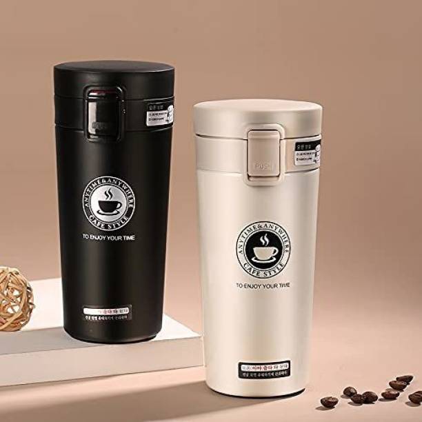KAVANA Vacuum Insulated Water Bottle Thermos Hot and Cold Flask for Water,Tea,Coffee 400 ml Bottle