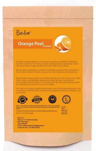 BIndian Orange Peel Powder For Glowing Skin, Oil Control,Tan Removal,Skin whitening , Scars & Boosten Collagen, Natural Skin cleanse and Natural Face pack