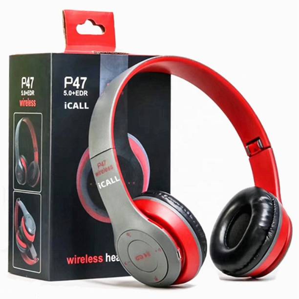 icall BestSound Latest P47 With Mic With 6 Hour Battery Backup Bluetooth Headset