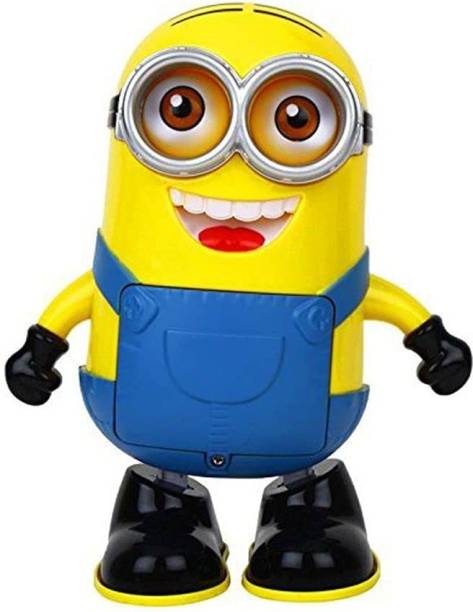 Liquortees dancing minion with music and flashing lights (multi-color)- Multi color