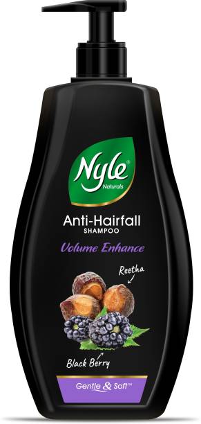 Nyle Naturals Volume Enhance Shampoo, With Goodness Of Reetha And Blackberry, 800ml