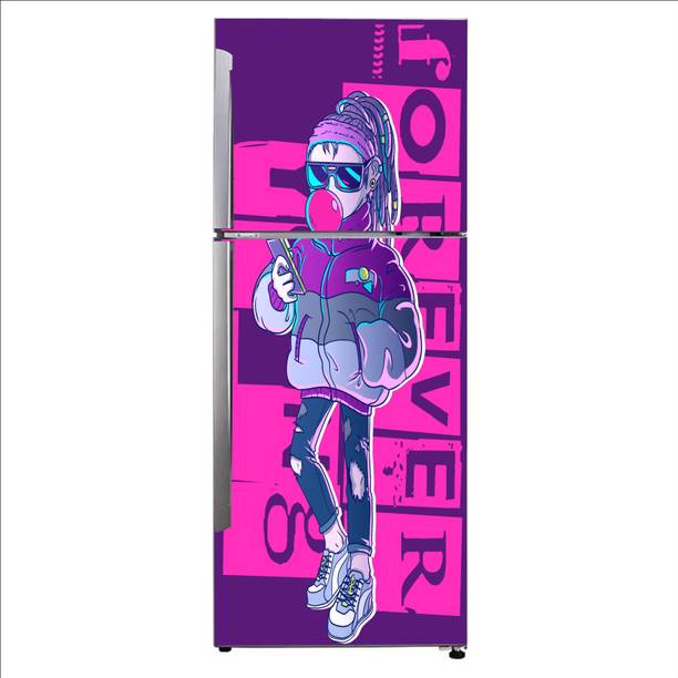 Top girl wallpaper cheap price 5stars Flipkart in India 10 ADVAIT DESIGNS Decorative girl forever art wisgoon purple pink Exta Large Sticker For Fridge Décor Extra Large Decorative girl forever art wisgoon purple pink Exta Large Sticker For Fridge Décor