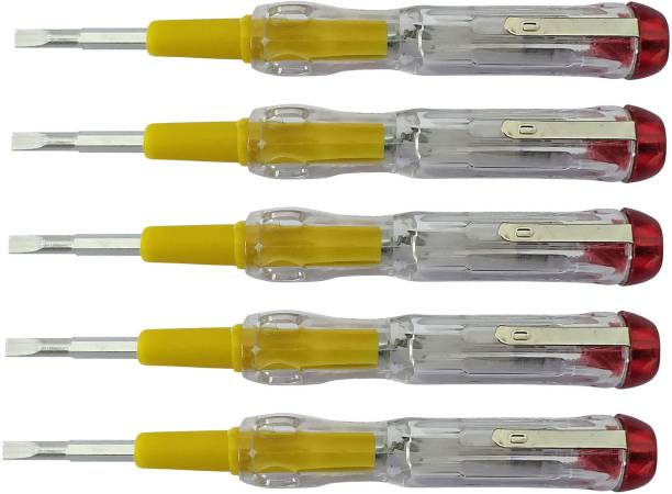 DUMDAAR Heavy 2in1 Electric voltage line tester pocket pen (Pock of 5) Analog Voltage Tester