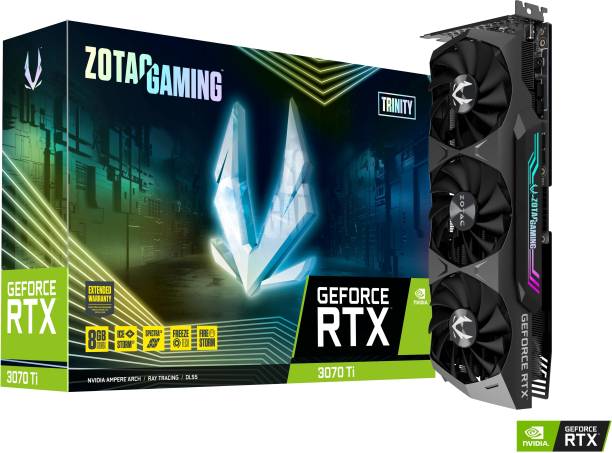 ZOTAC NVIDIA RTX 3070 Ti Trinity 8 GB GDDR6X Graphics C...