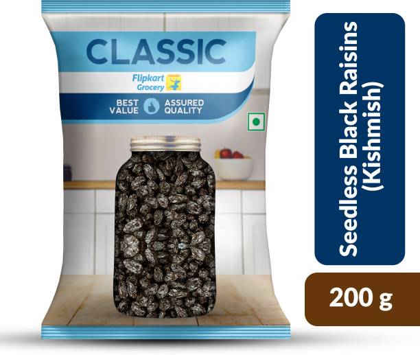 Classic Seedless Black Raisins by Flipkart Grocery