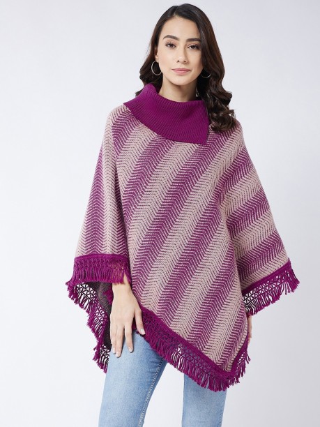 KIDS FASHION Coats Knitted O.ka.Ou Cape and poncho discount 66% Pink 