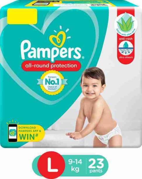 Pampers Pants L 23 Lotion with Aloe Veera - L