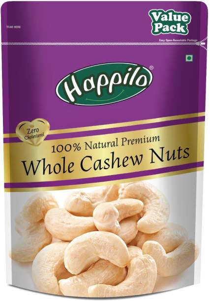 Happilo 100% Natural Premium Whole Kaju W320 / Cashews