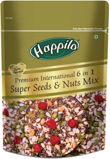 Happilo Premium 6 in 1 Super Seeds & Nuts Mix Soy Nuts