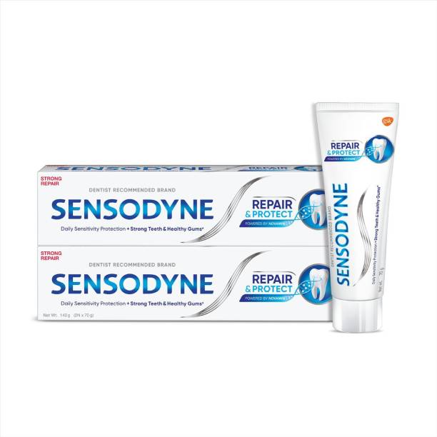 SENSODYNE Multi-Pack Repair & Protect Sensitive Toothpaste For Daily Sensitivity Protection, Strong Teeth & Healthy Gums, Dentist Recommended Brand Toothpaste