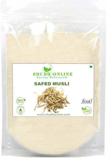 Shudh Online Safed Musli Powder/Chlorophytum Borivilianum Powder/White Musli Powder
