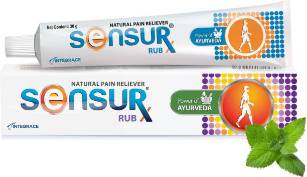 Sensur Natural & Ayurvedic Pain Relief Rub -(30mg, Pack of 1)|Fast Relief |All pains, One solution Cream