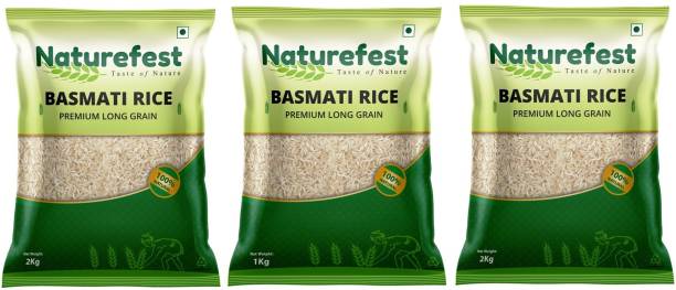 NatureFest Premium 1121 long Grain |100% Natural Basmati Rice (Long Grain, Raw)