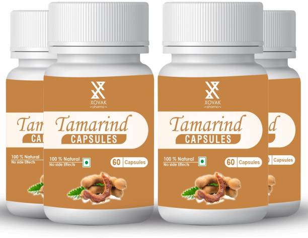 xovak pharma Organic Tamarind Powder Capsules For Diarrhea, Constipation, Fever
