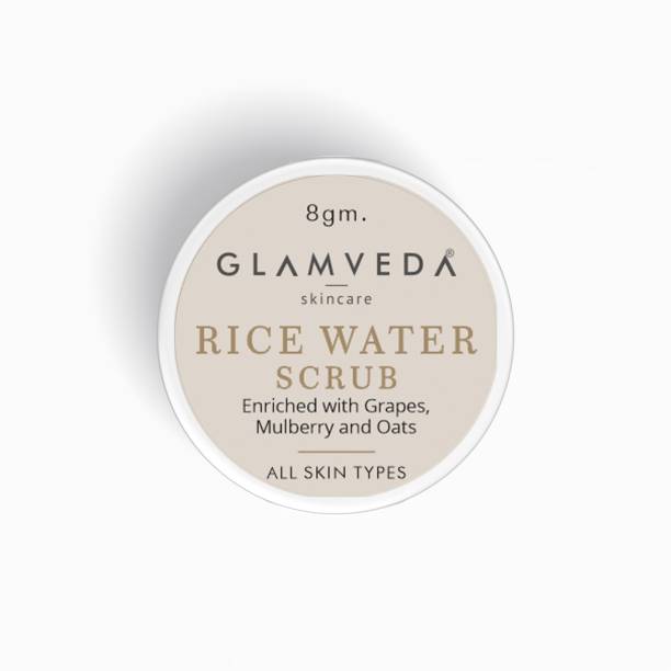 GLAMVEDA Rice Water Skin Brightening Lightening Face Scrub