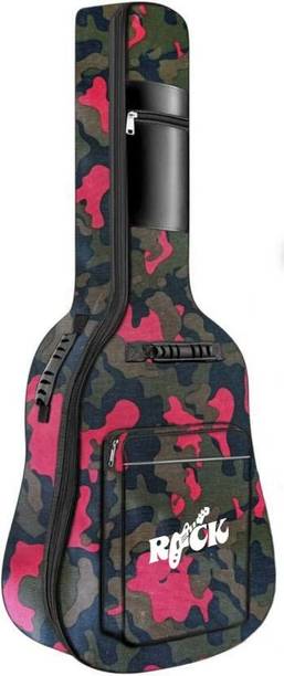 Healifty 21 Inch Guitar Bag Adjustable Cloth Acoustic Guitar Bag with Pocket Electric Guitar Carry Case Cover Black