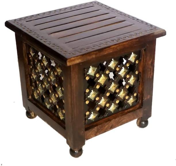 ARAAC A.R. ART AND CRAFTS STORAGE STOOL Solid Wood Coffee Table