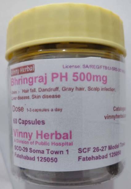 Vinny Herbal Bhringraj VH 500mg Capsules