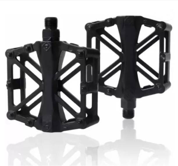 PEDFIT Non-Slip Lightweight Aluminum Bicycle Cycling Mountain Bike Pedals (Black) Pedal