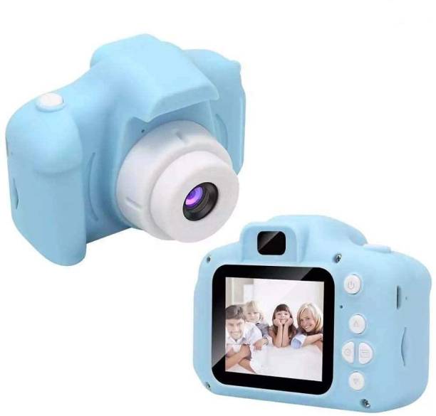 Amitasha Mini toy camera functions as real camera with 2.0 screen for kids (blue)