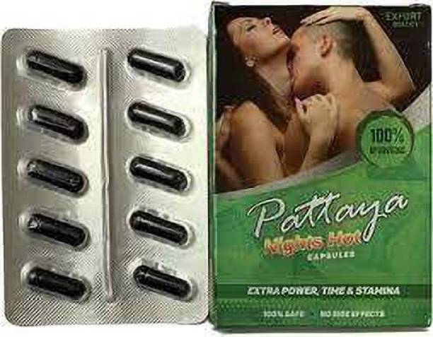 Mediglax Lifescience PATTAYA NIGHT HOT SHOT CAPSULES FOR MEN AND WOMEN EXTRA POWER AND LONG TIME STAMINA POWER AND IMMUNITY BOOSTER AND EXTRA TIME FULL BED TIME