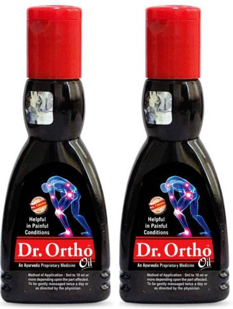 Dr. Ortho Ayurvedic Oil 60 ml Pack of 2 (Helpful in Joint Pain, Back Pain, Knee Pain, Leg Pain, Shoulder Pain, Wrist Pain, Neck Pain, Ankle Pain) Liquid
