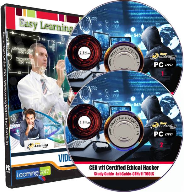 Easy Learning CERTIFIED ETHICAL HACKER v11 (CEH Exam 312-50) PDF Guide & CEHv11 LAB Guide And CEHv11 LAB Tools