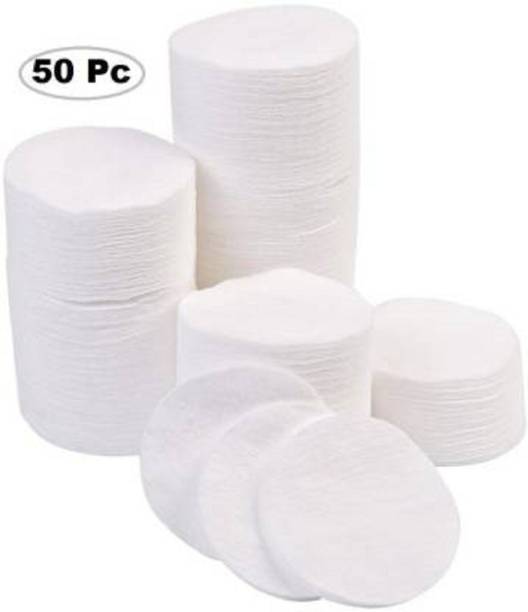 MANAKA Round Cotton Pads For Face & Eyes Embossed