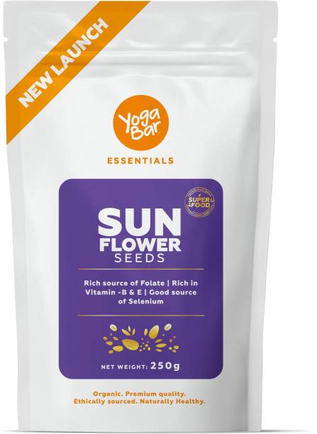 Yogabar Sunflower Seeds for Eating Protein and Fibre Rich Superfood | Healthy Snacks - 250g