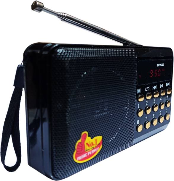 BeerTech ODSM305 Multimedia Digital Fm Radio Music Player support Usb, Tf card and Headphone Out,Pocket fm Speaker FM Radio