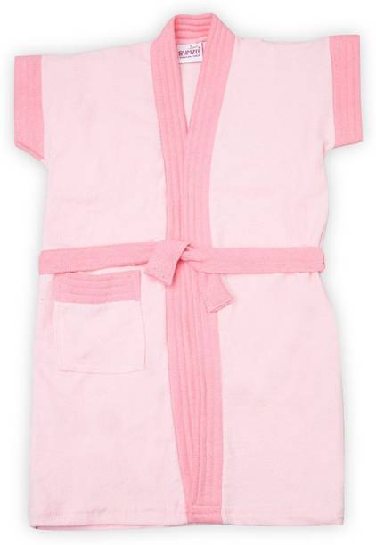BUMZEE Pink & Pink Small Bath Robe